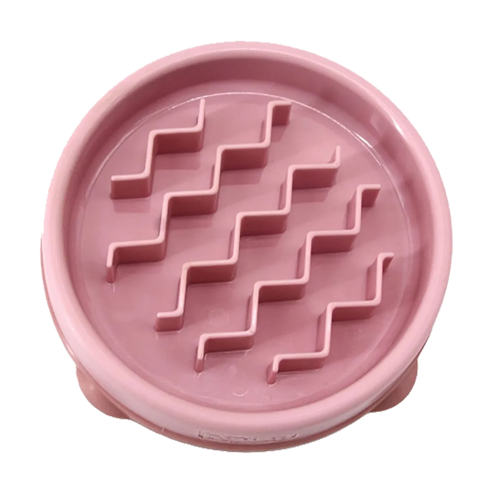 Oh Matskål Fun Feeder Slo - Bowl Xs Rosa - 14x3 CM