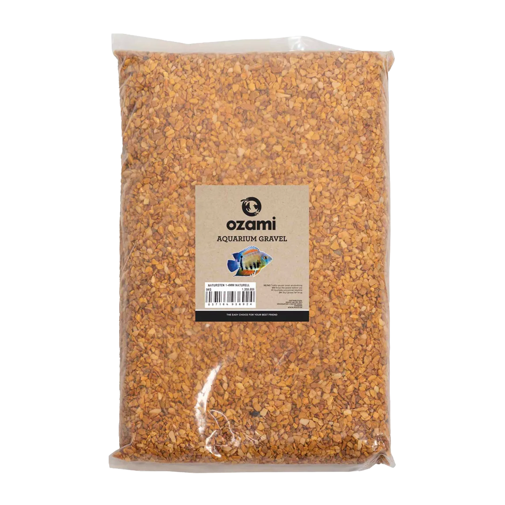 Ozami Aquarium Gravel Naturestone 1–4 mm, natural - 5 KG