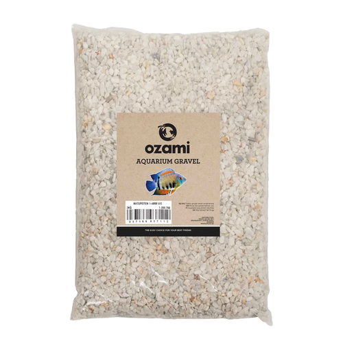Ozami Aquarium Gravel Naturestone Vit 4mm - 2 KG