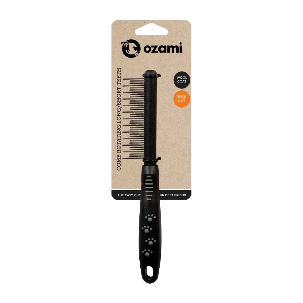 Comb Rotating Long/Short Teeth