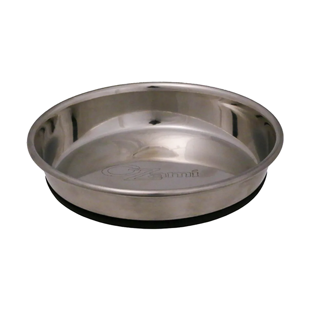 Kattskål Rostfri Antislip Svart - 350ml
