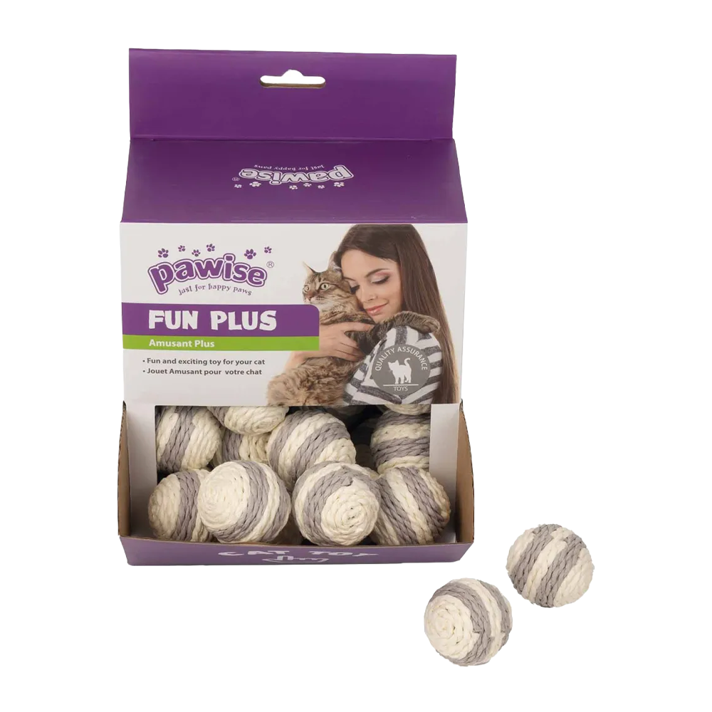 Kattleksak Box Papperboll 24st