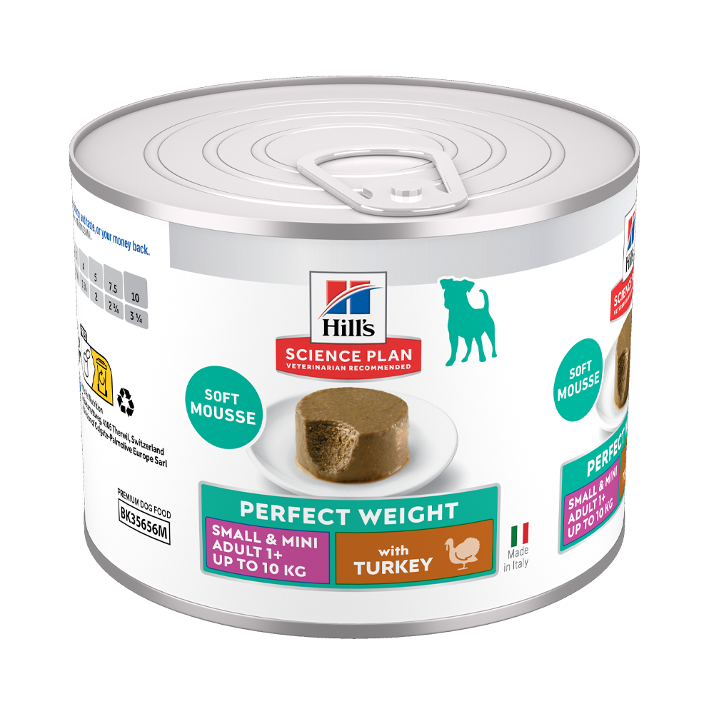Science Plan Canine Adult Perfect Weight Mousse Small&mini Turkey - 200 G