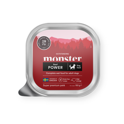 Monster Dog Power Chicken Paté Tray - 150 G