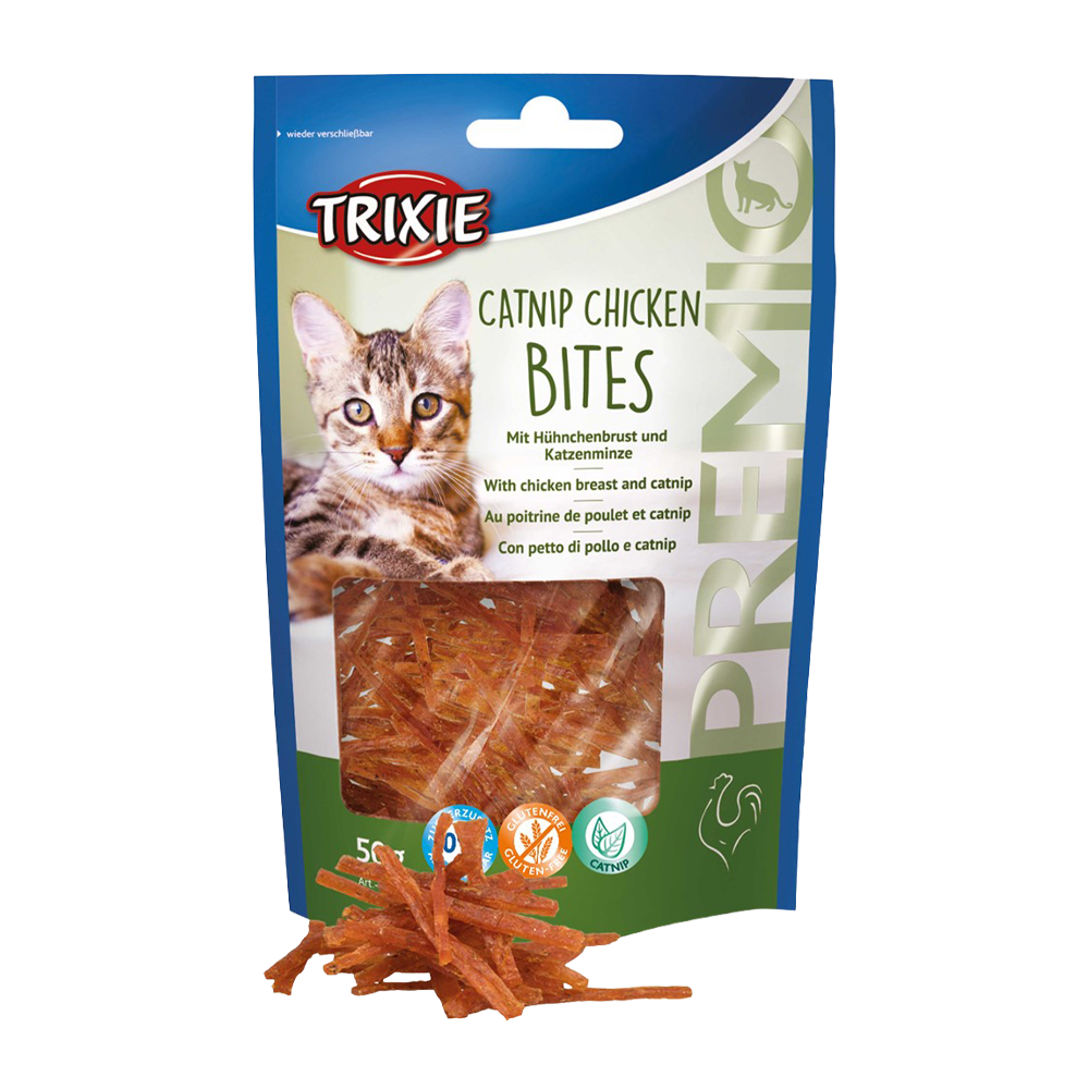 Premio Catnip Chicken Bites - 50 G