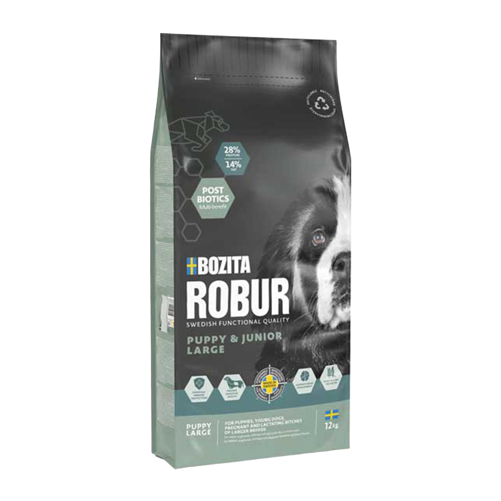 Bozita Robur Puppy & Junior Large - 12 KG