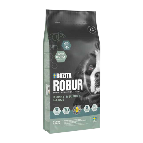 Bozita Robur Puppy & Junior Large - 12 KG