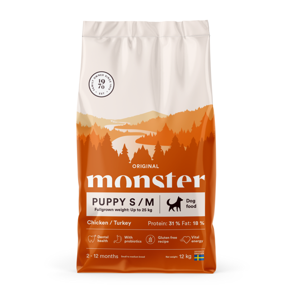 Monster Dog Orig. Puppy S/M Chick/Turkey