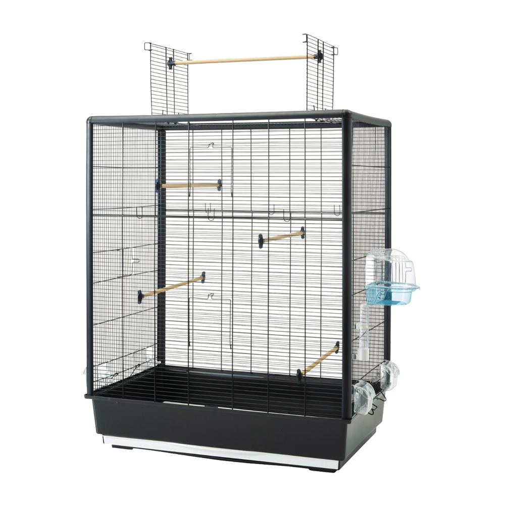 Fågelbur Primo 60 Open Empire Knock Down - Svart