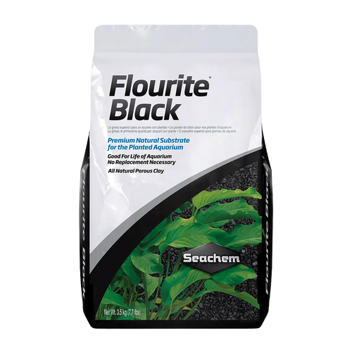 Seachem Flourite Black (2–9 mm) - 3.5 KG