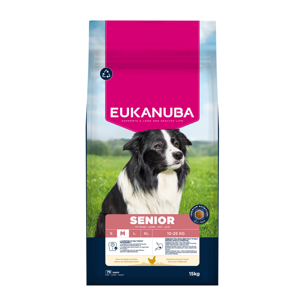 Euk Dog Senior Medium - 15 KG