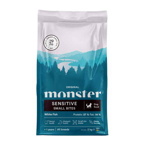 Monster Dog Orig. Sens. White Fish Small Bites - 2 KG