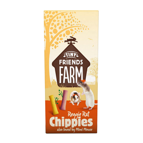 Tiny Friends Farm Råtta & Mus Chippies - 120 G | Endast 49 kr! - Zoogiganten