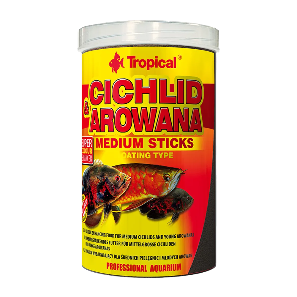 Tropical Ciklid & ArrowanaSticks Medium - 360 G | Endast 259 kr! - Zoogiganten
