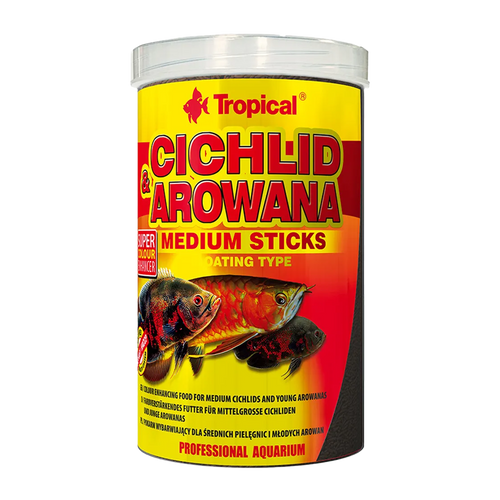 Tropical Ciklid & ArrowanaSticks Medium - 360 G | Endast 259 kr! - Zoogiganten