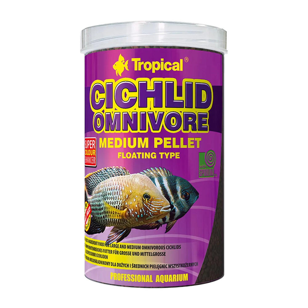 Tropical Cicklid Omnivore Medium Pellet - 360 G | Endast 239 kr! - Zoogiganten
