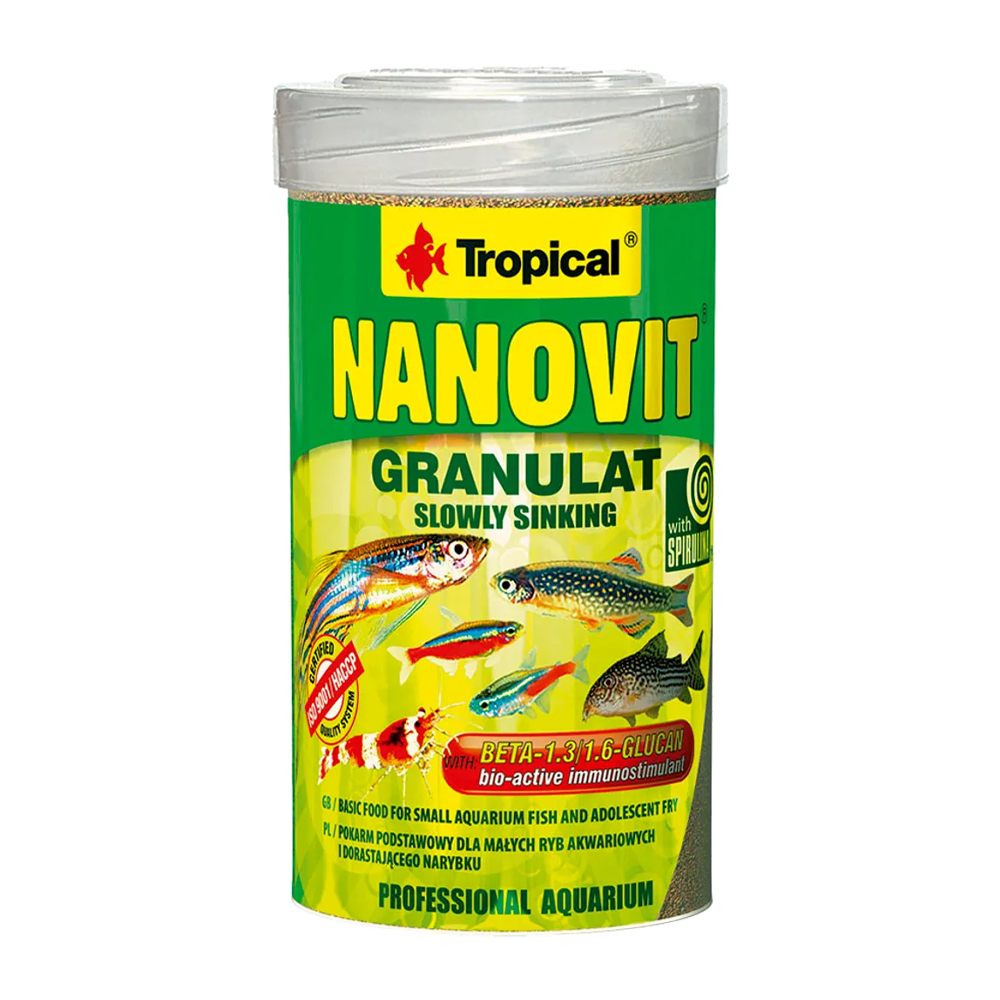 Tropical Nanovit Granulat - 70 G | Endast 99 kr! - Zoogiganten