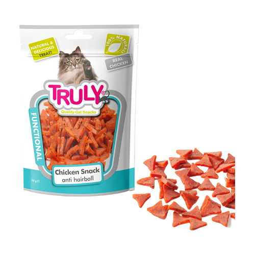 Truly Cat Chicken Snacks Anti Hairball - 50 G