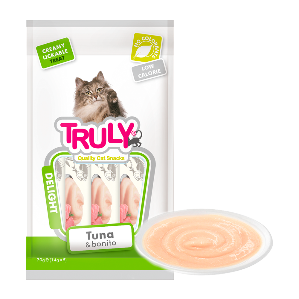 Truly Cat Creamy Lickable Tuna & Bonito - 70 G