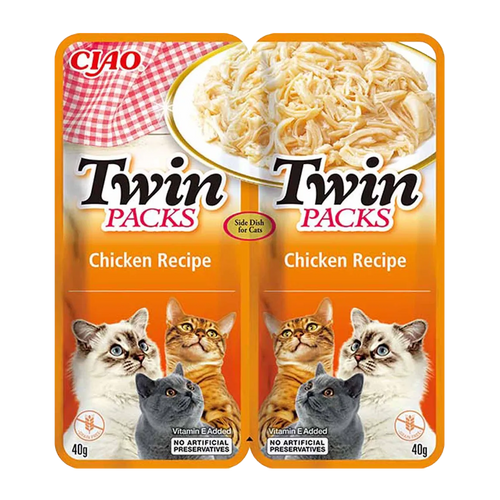 Twin Packs Chicken In Chicken Broth - 2x40 G