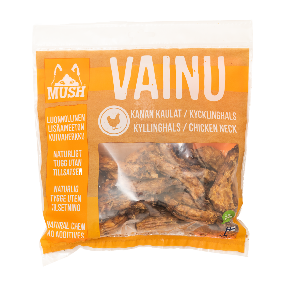 Mush Vainu Kycklinghals - 220 G