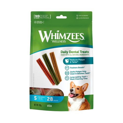 Whimzees Sticks S 28 ST - 420 G | Endast 149 kr! - Zoogiganten