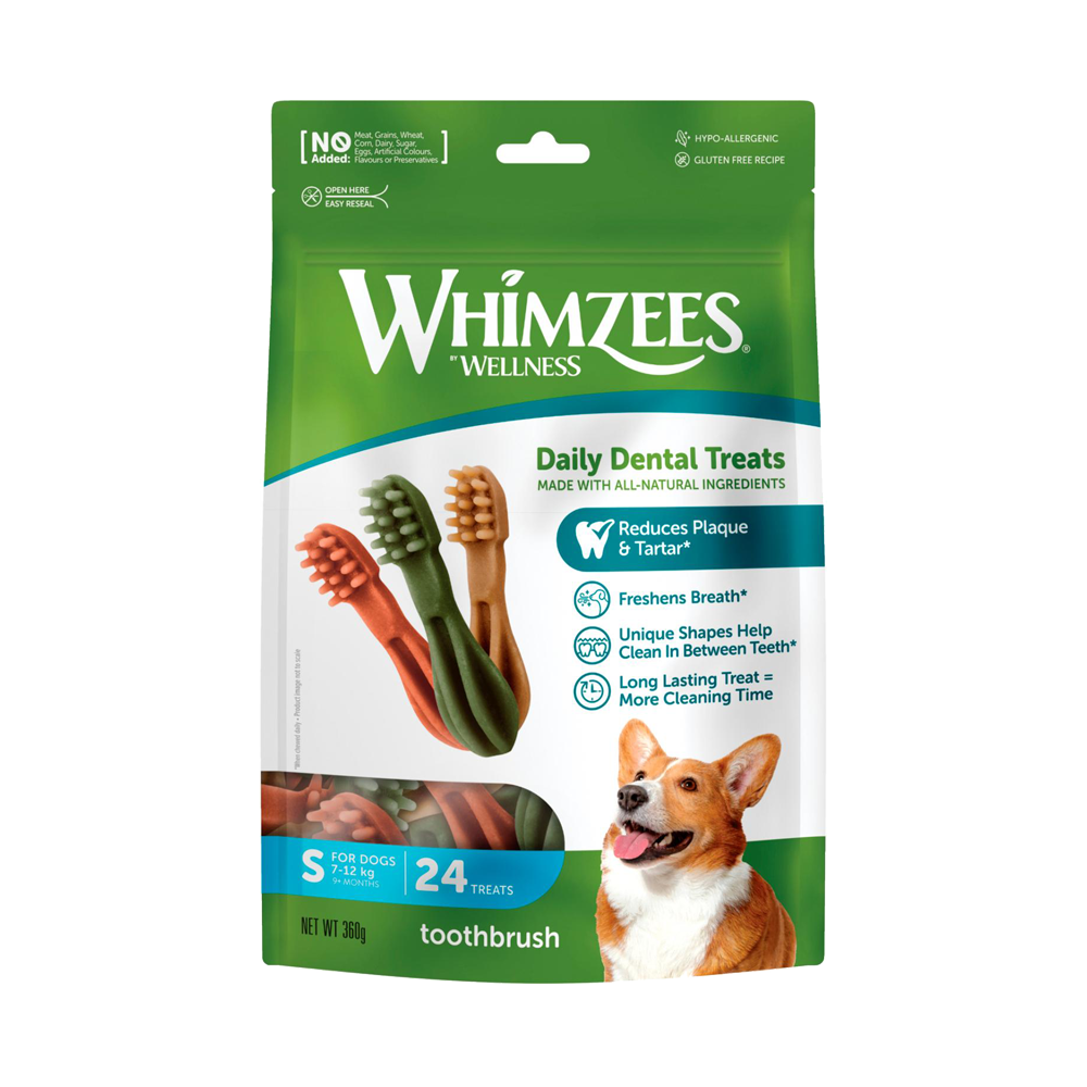 Whimzees Tandborste Star S 24 ST - 360 G | Endast 149 kr! - Zoogiganten