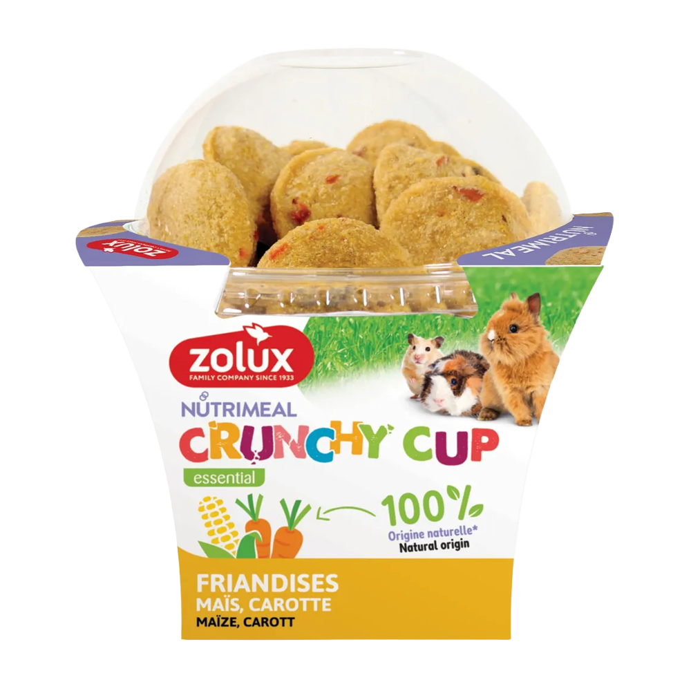 Zolux Crunchy Plain/Carrot Treats - 200G