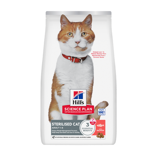 Science Plan Feline Youngad Sterilised Salmon - 15 KG