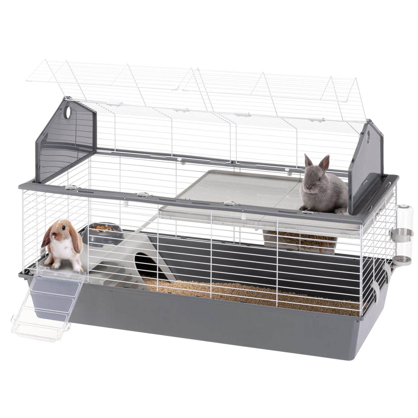 Kaninbur Barn 120 - Grå