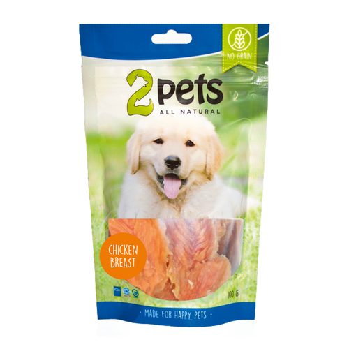 2PETS Dogsnack Chicken Breast - 100 G