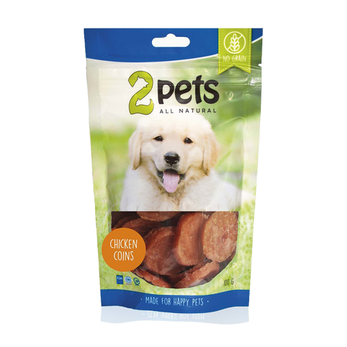 2PETS Dogsnack Chicken Coins - 100 G