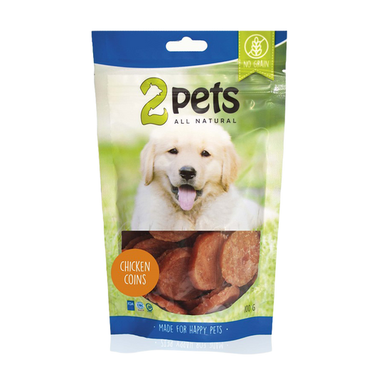 2PETS Dogsnack Chicken Coins - 100 G