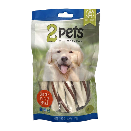 2PETS Tuggtwister M Kycklingfilé Small - 80 G