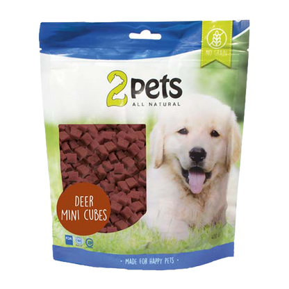 2PETS Dogsnack Deer Minicubes
