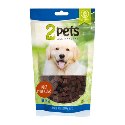 2PETS Dogsnack Deer Minicubes