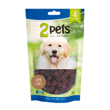 2PETS Dogsnack Lamb Cubes - 100 G