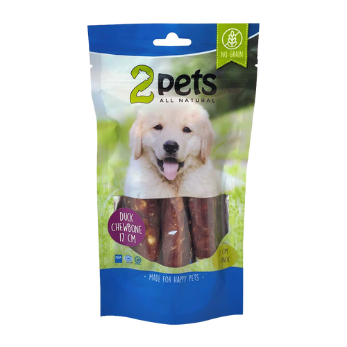 2PETS Tuggrulle M Ankfilé - 17 CM - 3 PACK