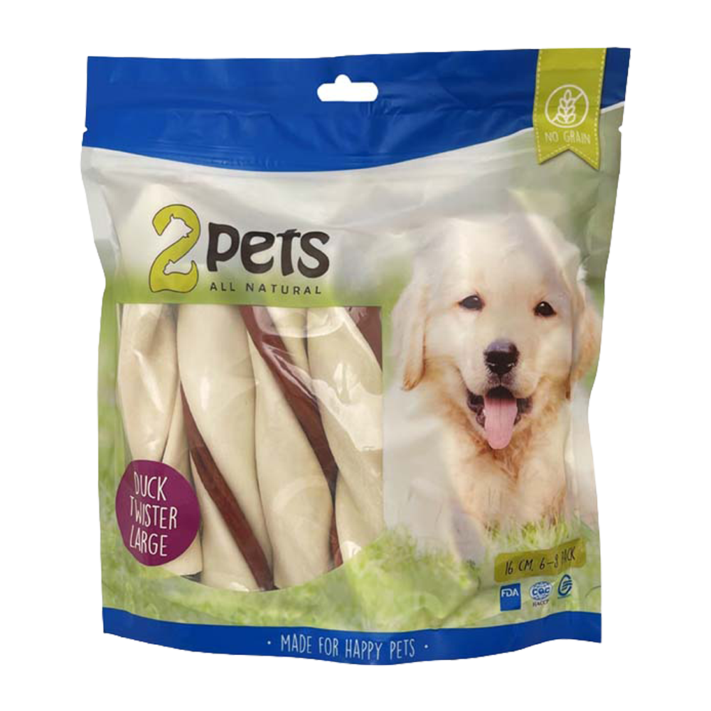 2PETS Tuggtwister M Ankfilé Large - 500 G