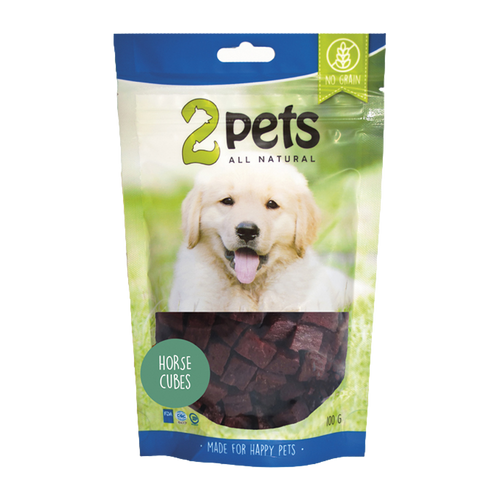 2PETS Dogsnack Horse Cubes - 100 G