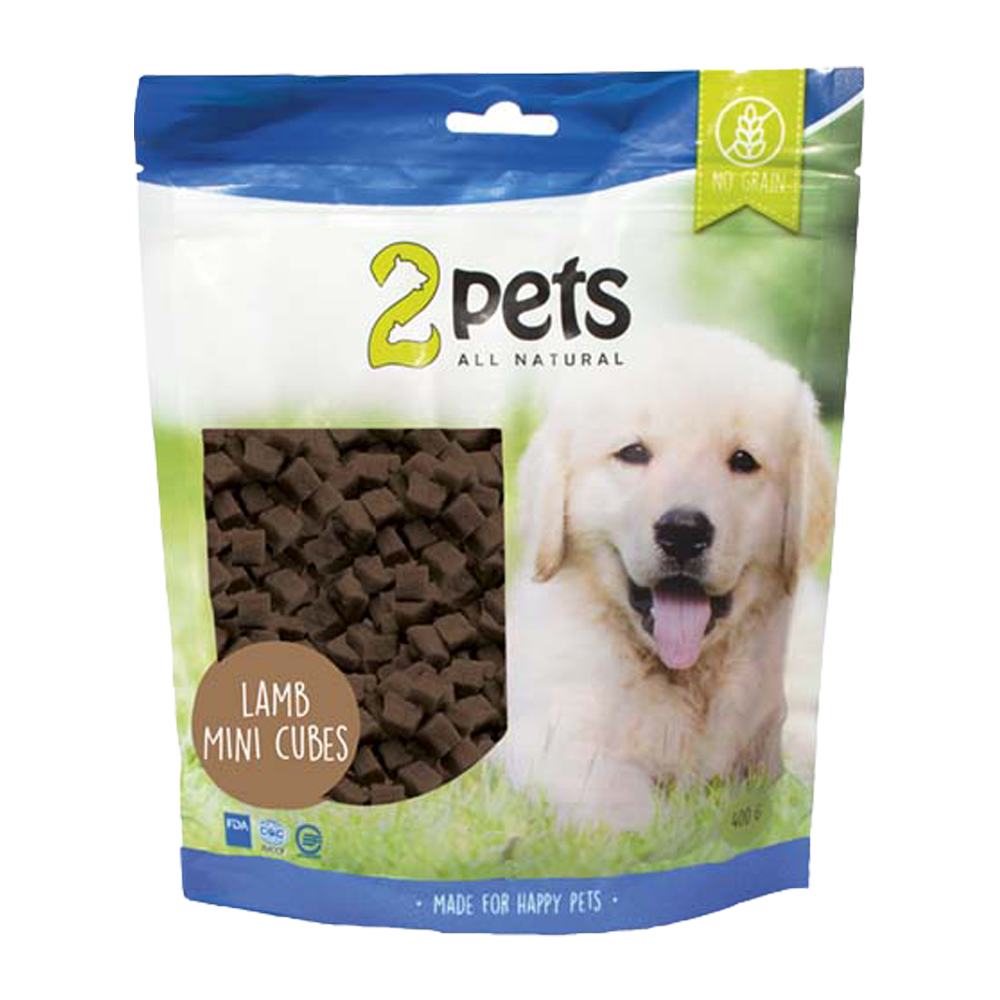 2PETS Dogsnack Lamb Minicubes