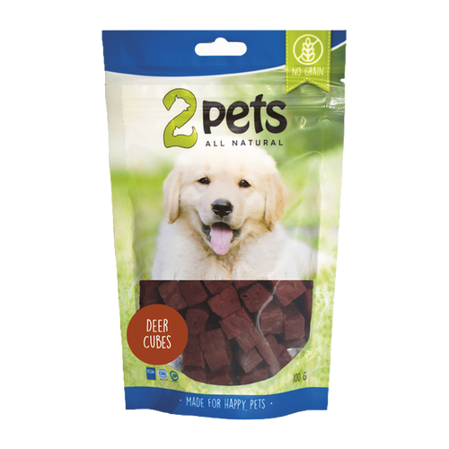2PETS Dogsnack Deer Cubes