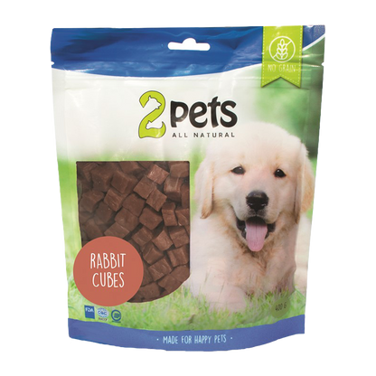 2PETS Dogsnack Rabbit Cubes