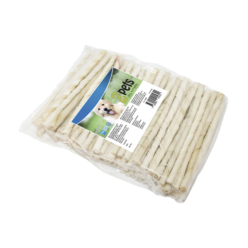2PETS Tuggpinne Vriden Vit - 12 CM - 100 PACK