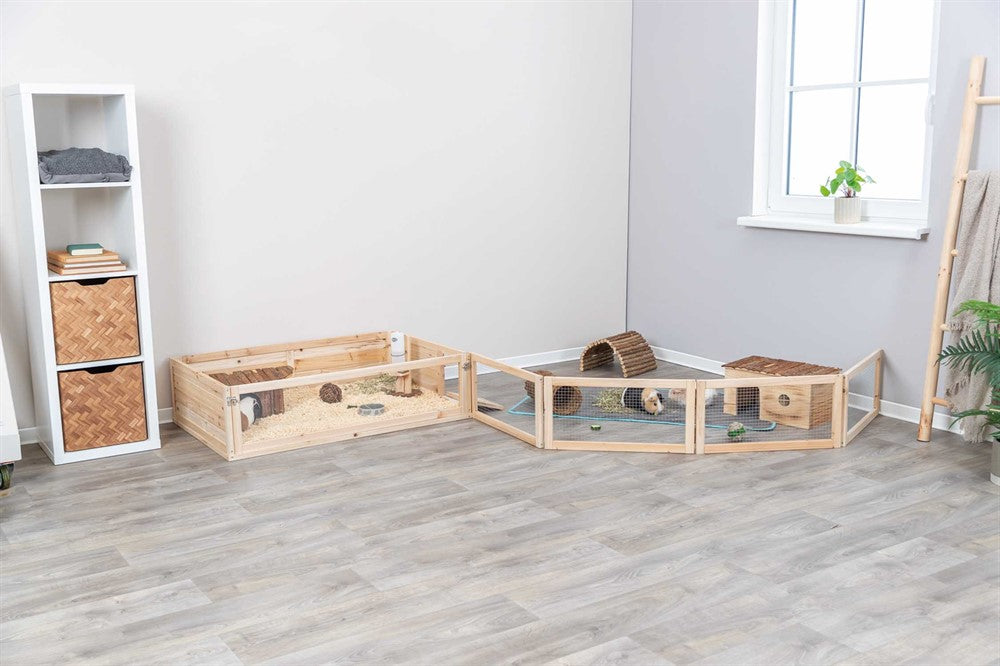 Innehage Marsvin Trä i 4 delar