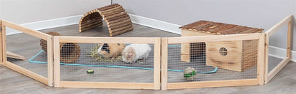 Innehage Marsvin Trä i 4 delar