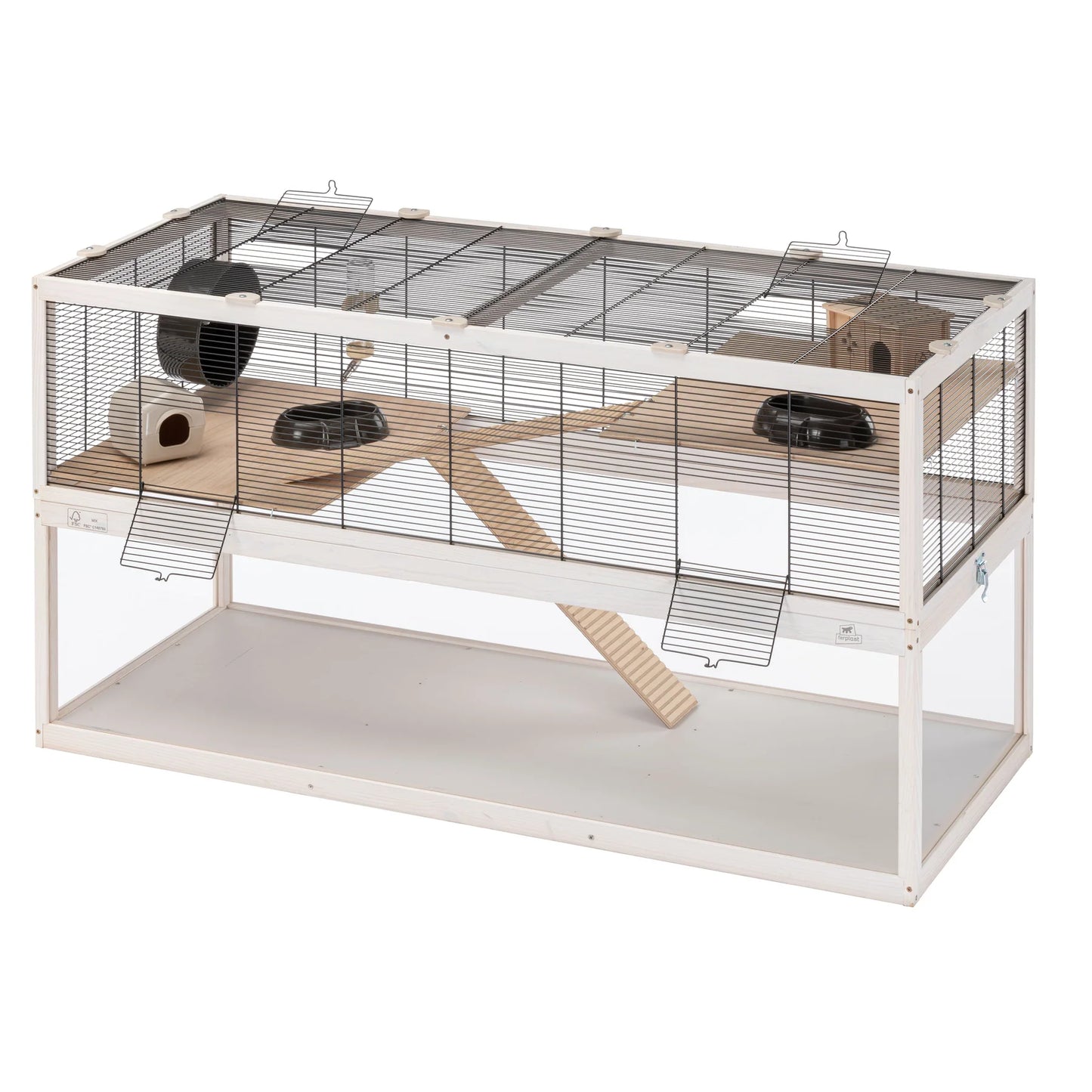 Smådjursbur Domster 120 - Svart