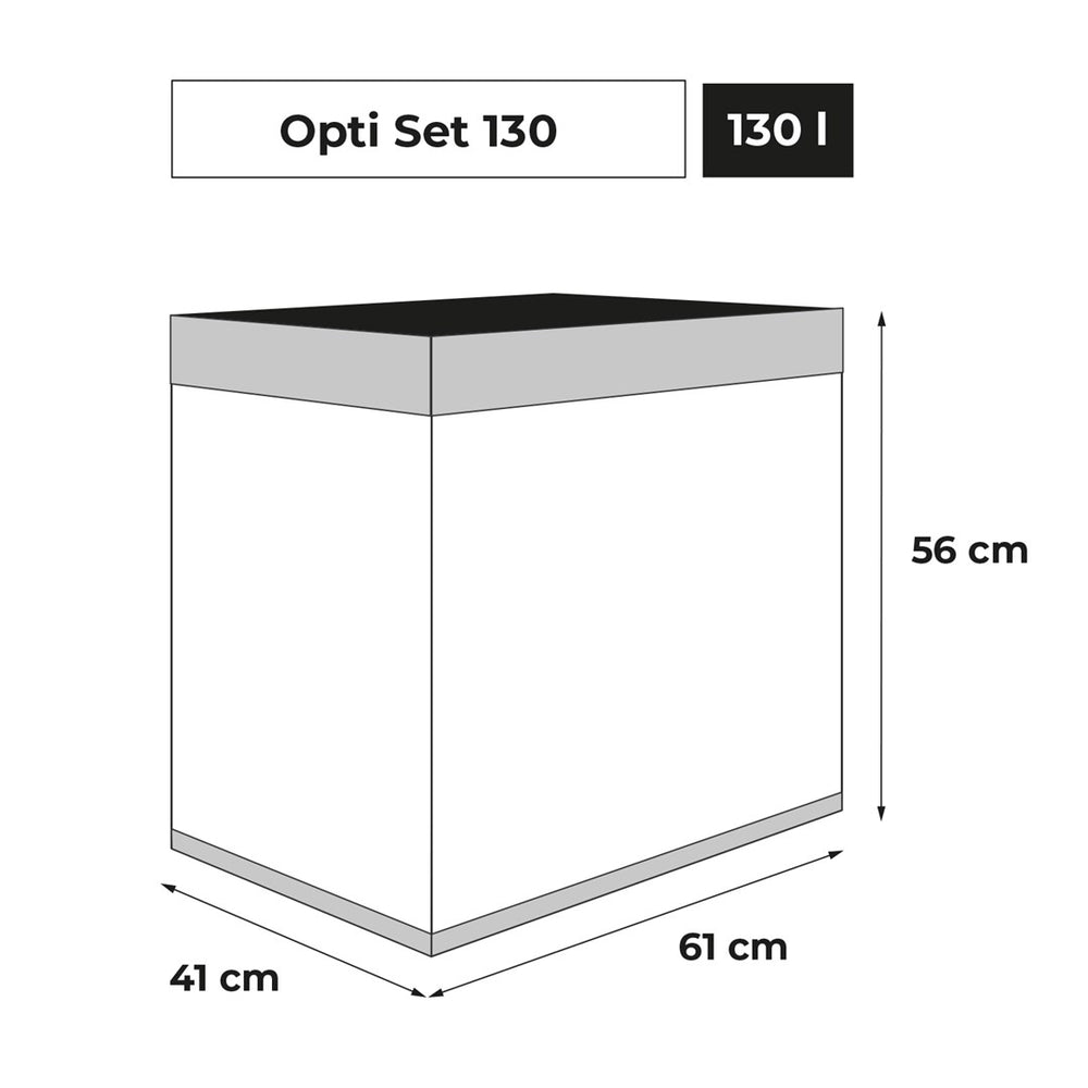 Aquael Opti Set 130 Grey 2.0