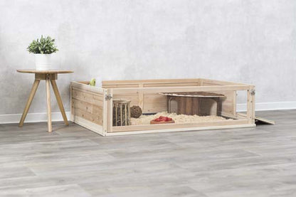 Innehage Marsvin i Trä/Plast