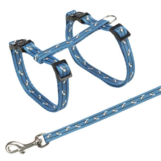 Kattsele+koppel 24 - 45 CM